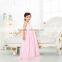 2016 latest designs champagne kid tutu dance style fancy high quality flower baby girls party night dress design