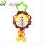 Lovely animal shape plush hanging toy baby bed bell wholesale