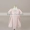 Latest Children Dress Designs Baby Girl Plain Pink Wedding Wear Girls Cotton Party Dresses Clothes