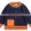 Trim contrast latest new style raglan cardigan sweater