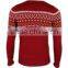 ISO9001/BSCI Manufature custom popular christmas knitted pullover sweater
