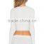 Hot sale Women's Sexy Sports wear Belly Breathable Tight tops yoga running jogging wear