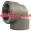 stainless ASTM A182 F310 threaded elbow