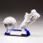 crystal football for sport souvenirs