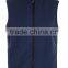 Navy Blue Man Sleeveless Fleece Vest