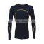 Long Sleeve Factory Price Mens Customiaed Blue Color Compression Active Workout