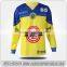 custom ice hockey uniform/sublimated hockey jerseys tackle twill made in china
