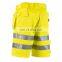 Hot sale polyestecotton drill high visibility work short pants with reflective tape