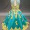 Little Queen Ball Gown Scoop Neckline Lace Colorful Choice Flower Girl Dress For 3-5 Year Old