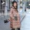 Factory High Qulatiy Latest Design Long Winter Duck Down Coat Ladies