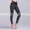 Grey piece together yoga women's sports fitness leggings fashion active pants