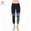 Women sublimation printing capris leggings custom active yoga wear