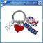 country souvenir zinc alloy keychain for gift