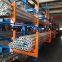 Square tube of rectangular pipe shelves put pipe rack