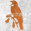 Rustic handmade corten steel metal animal craft