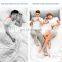 High Quality Sensitivities Cozy Soft Seamless Sleeping Silver Silk Hair Body Pillowcase For Women