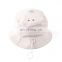 Factory direct wholesale plain blank white nylon bucket hat with chin strap adjustable