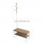 Customized 5L-317 Shoe Bench With Coat Tree