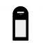 EU Standard 2mm Door Access Control System Toughen Glass and Card Reader Front Tempered Glass