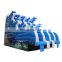 Big Blue Wave Inflatable Dolphin Water Park Slide For Swimming Pool