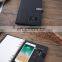 Notebook Business Power Bank Built in Cable PU Powerbank 8000mah