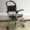 top quality bathroom plastic elderly folding padded seat patients toilet shower commode chair with wheels