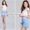 OEM Plus Size Clothing 2015 Lates Ladies Wide Leg Shorts
