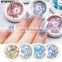 Moon Heart Colorful Glitter Paillette DIY Nail Decoration Holographic Glitter Colorful Laser Flame Aliver Nail Sequins