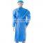Factory Supplier Waterproof Disposable Non Woven PP SMS Isolation Surgical Gown