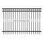 Factory supply bent top metal steel fence panel
