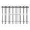 metal steel security fence panels with flat top