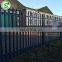 High security heavy duty steel palisade black galvanized ultra picket garrison fence