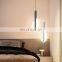 Nordic Metal Chandelier Simple Leaf Shape LED Pendant Light Round Hanging Lightings