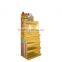 Custom made pos retail hook hanging cardboard peg hook display