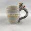 custom monkey 3d shape cute ceramic coffee mug