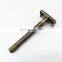 Wholesale Metal Beard Shave Razor With Butterfly Opening Micro Comb Safety Razor Double Edge