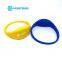 Loyalty System 13.56MHz NFC NTAG216 Adjustable Slim RFID Silicone Wristbands