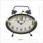 Simple antique style decorative children mini twin bell desktop table kids alarm clock for kids