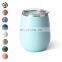 Popular 12 oz double wall stainless steel insulated custom logo egg shape tumbler