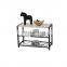 Custom Printing Logo Design Shoe Rack Display Stand Standing Shoe Racks
