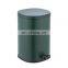 SoftStep 3 Gallon Small Slim Bathroom Trash Can Step Pedal Garbage Bin metal bin