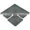 CH Easy-To-Install Flexible Non-Slip Rubber Plastic Tiles Garage Interlocking Flooring Garage Floor Mats Indoor Motorcycles