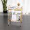 Nordic style iron art tea table INS golden disassembly sofa side a few bedrooms living room two layer set small tea table