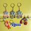 2015 China OEM manufacturer promotional 2d 3d custom soft PVC rubber keychain with SEDEX certified