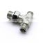 Haihuan Compression Equal Tee Fitting Galvanized Stainless Steel Nipple Gas Pipe Fitting Elbow Hydraulic Adapter