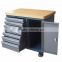 Professional Workshop Used Drawers and Door Tool Box with Tabletop AX-5500A