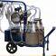 Best selling stainless steel single bucket cow milking machine for sale