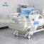 European Style Four Moveable Small Guardrail Five Function Electric Remote Control Hospital Bed for Clinic and Nursing Home Use