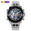 New collection wholesale hot selling Skmei 0993 fashion analog watch metal band 30m waterproof men wristwatch