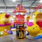 Cartoon carnival airplane ride mini helicopter amusement game mechanical plane for sale